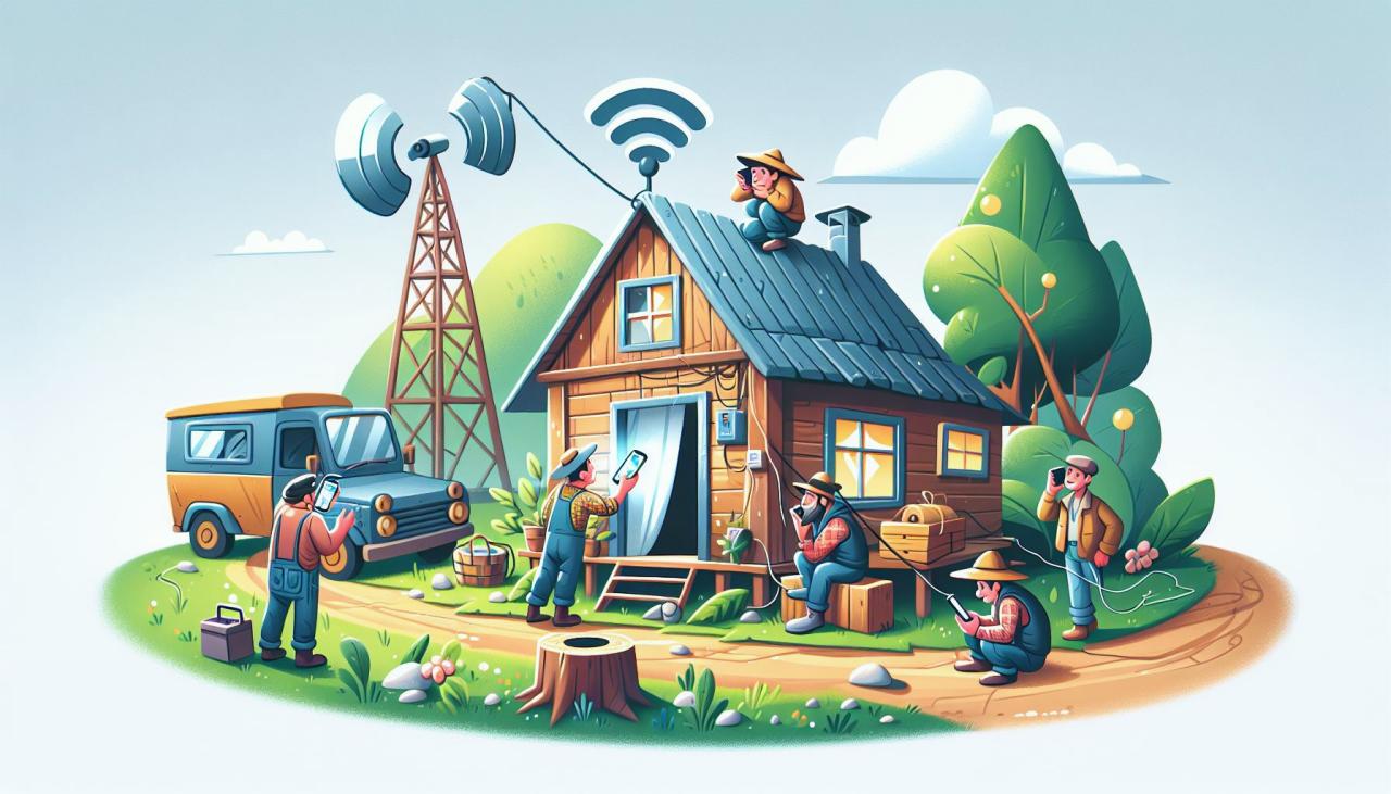 🏞 Мобильная связь в деревне: преодоление проблем и поиск решений: 🔧 Улучшение сигнала: обзор усилителей и антенн