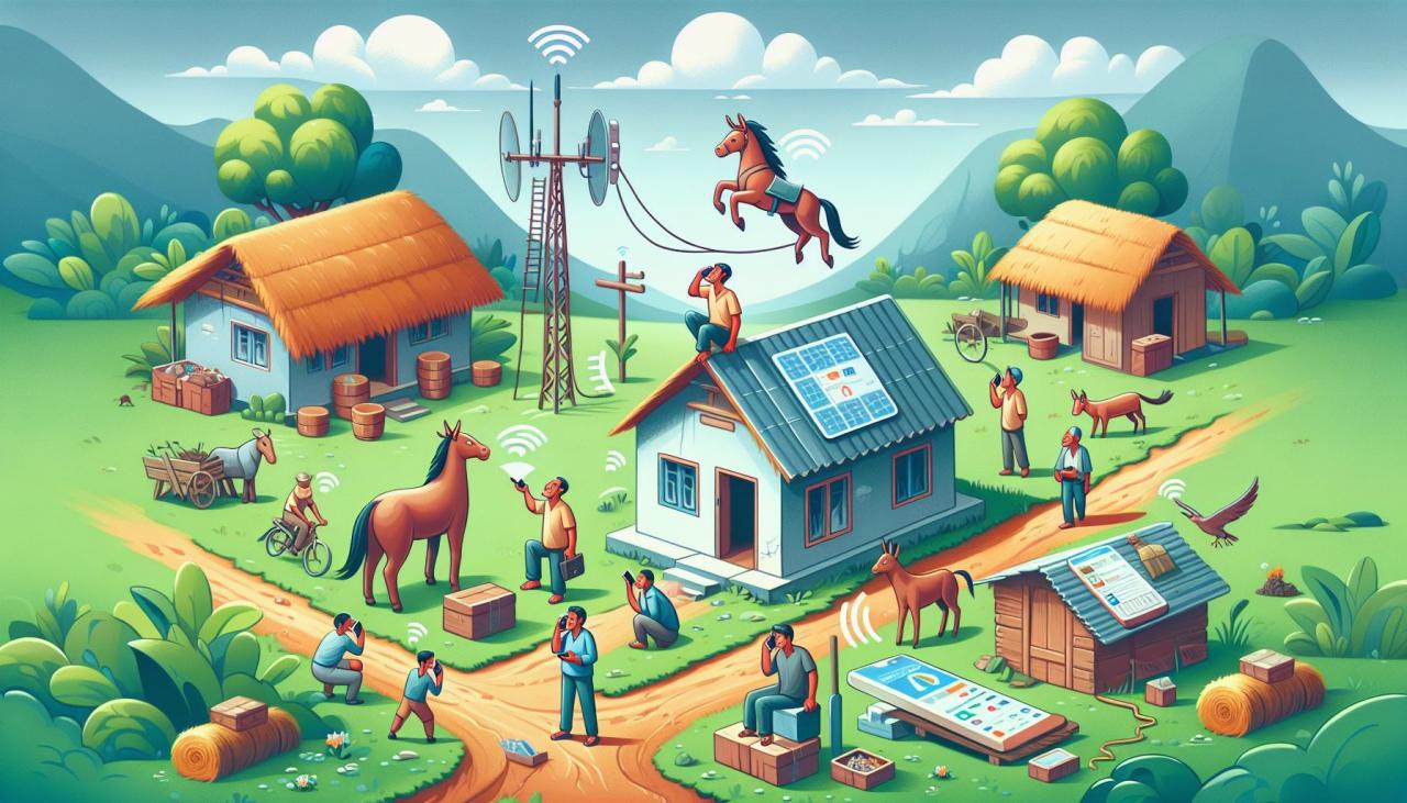 🏞 Мобильная связь в деревне: преодоление проблем и поиск решений: 📡 Особенности мобильной связи в сельской местности