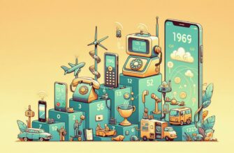 📱 Эволюция мобильной связи: от первого звонка до эры 5G
